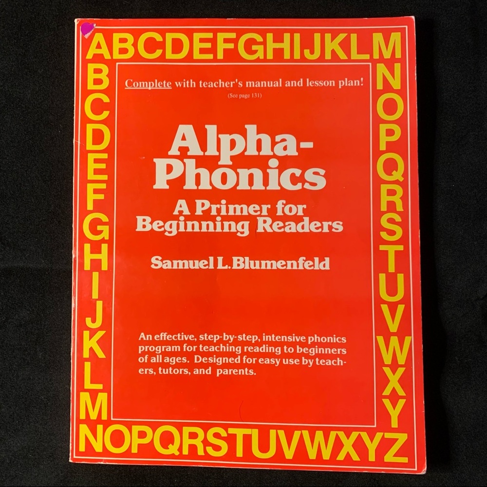 Alpha Phonics Reading Homeschool Curriculum
